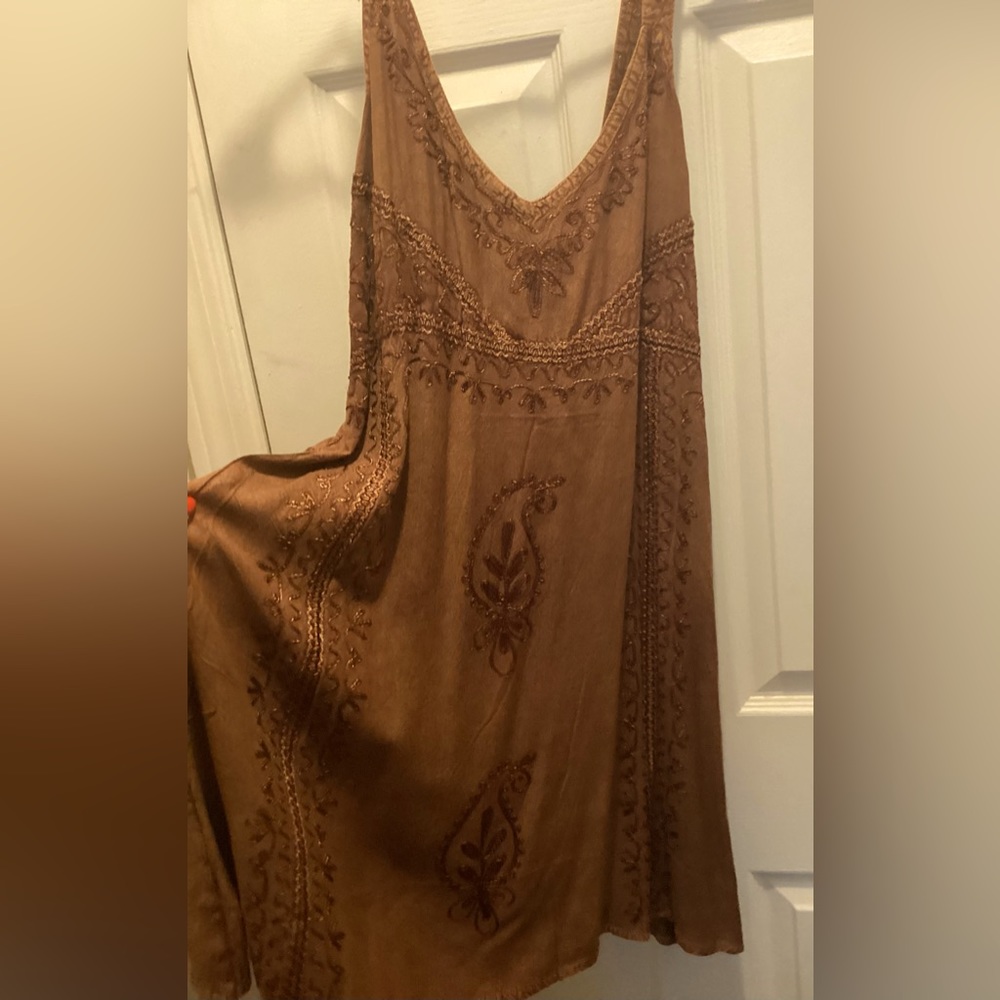 Brown boho dress❣️NWT